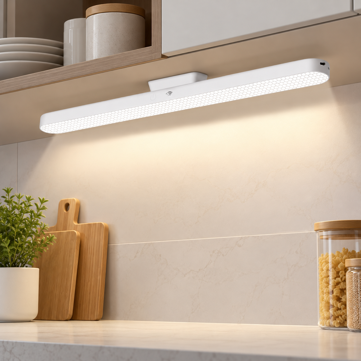 Magnetic LED Under Cabinet Light Bar with Touch Control