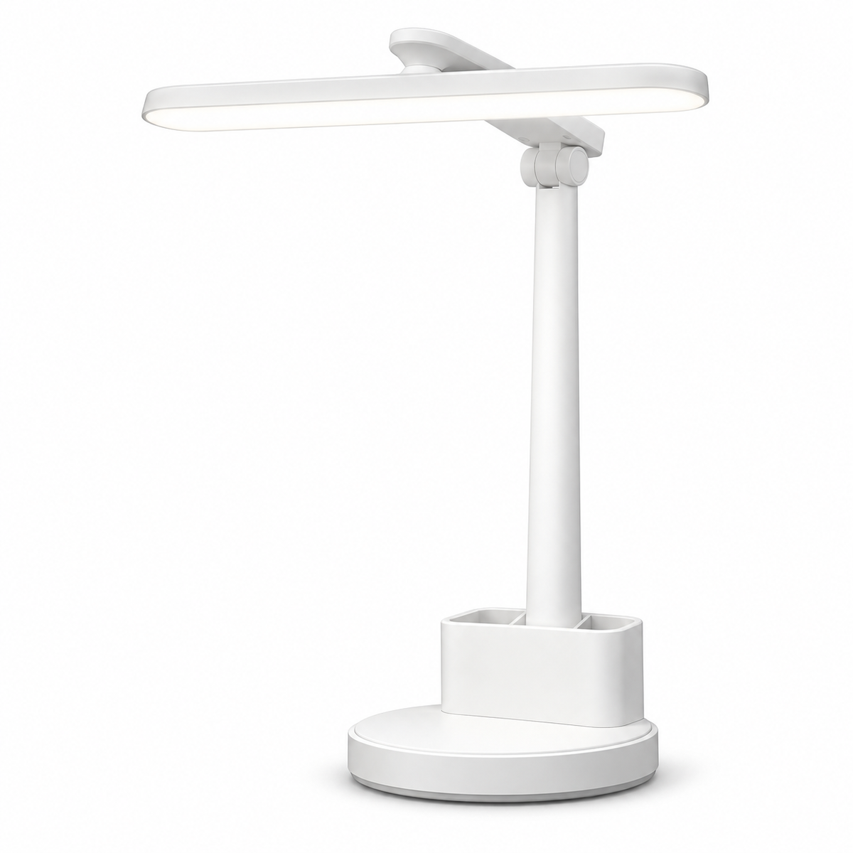 Adjustable LED Desk Lamp with Pen Holder